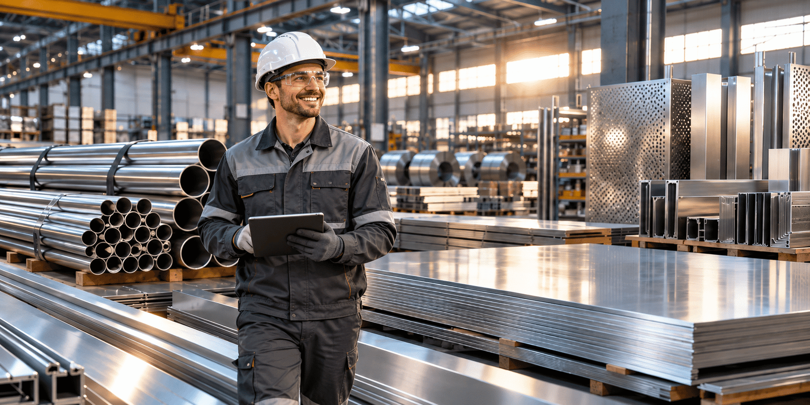 ouvrier souriant usine omni inox