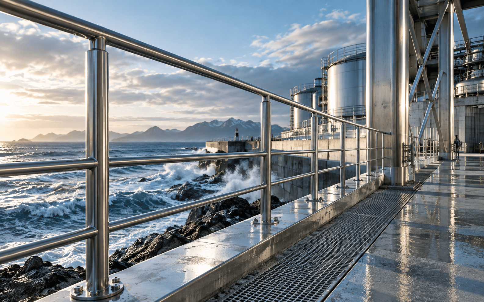 passerelle-industrielle-inox