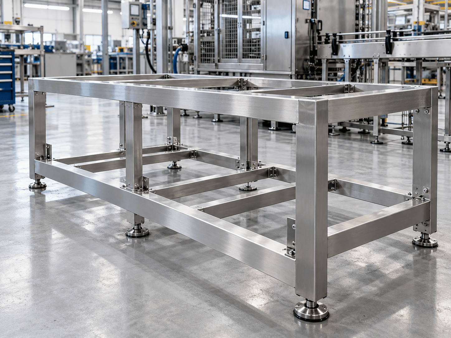 table-industrielle-inox-rectangulaire
